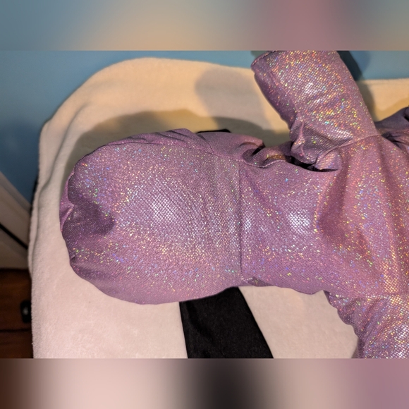 Sensory Purple Stuffed Animal Beanie Bag Dog Pre-owned - Picture 6 of 9